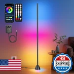 Riyo Corner Floor Lamp, Led Lamp With Ac Adapter & App Remote Control,. Fixed Price $72.40.