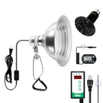 Simple Deluxe 150w Reptile Heat Bulb & 8.5" Clamp Light, Digital Thermostat. Fixed Price $80.47.