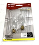 Satco Decorative Incand Turn-tip Light Bulbs S3774 (box Of 10, 2-packs). Fixed Price $26.24.