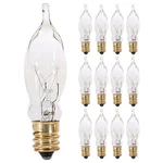 Kor (12 Pack) 7.5cfc/15/3 7.5w 120 Volt, Flame Candelabra Tip Chandelier Bulb.... Fixed Price $25.71.