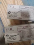 (2) Ge 12590 Mvr70/u/med 70 Watt Metal Halide Medium Base Bulbs. New. Fixed Price $19.90.