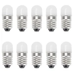 Gutreise E10 Led Bulbs 12v Cold White,10pcs Ac/dc 12v, White. Fixed Price $15.35.