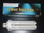 Eiko Tt32/35 Fluorescent Triple Tube Light Bulb (1 Bulb) 32w. Fixed Price $9.95.
