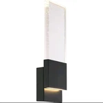 Satco Nuvo Lighting 62/1513 Ellusion Wall Sconce Matte Black New Sealed. Fixed Price $179.95.