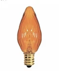 Bulbrite F10 Amber 15w Candelabra Base Lightbulb. Fixed Price $4.99.