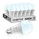 Daybetter Led Light Bulbs, A19 5000k Daylight 12 Pack, White. Fixed Price $31.18.
