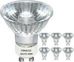 Vinaco Gu10 C 120v 25w Bulb Candle Warmer, 6pcs High Output 220lm Clear Glass. Fixed Price $23.50.