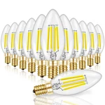Hizashi Chandelier Light Bulbs 60 Watt 5000k Daylight, E12 Candelabra Led Li.... Fixed Price $43.36.