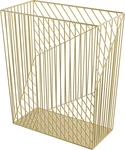 Metal Trash Can, Vena Collection, 6 Gallon Capacity, Gold (3232u02-06). Fixed Price $74.99.