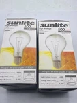 Pack Of 2 Sunlite 500ps35/cl 500w 130v Clear Mogul Base Light Bulbs - Deal New. Fixed Price $15.95.