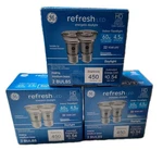 (6 Bulbs) Ge Refresh Led 60w Hd Par16 Medium Base Indoor Flood Daylight Dimmable. Fixed Price $24.99.