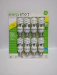 Ge Energy Smart Cfl Spiral 13 Watt Replaces 60 Light Bulbs 8 Pack. Fixed Price $18.39.