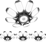 Super Bright 56000lm Led Garage Lights 4 Pack With Adjustable Panels. Fixed Price $110.99.