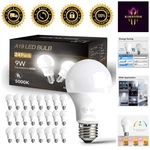 Bright And Eco-friendly 24-pack Led Bulbs, 5000k Color, Long Lifespan. Fixed Price $34.49.