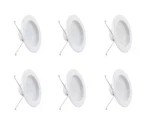 6 Pack Feit Electric 5" Or 6" Integrated Led White Retrofit Recessed Lights. Fixed Price $33.99.