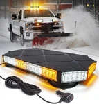 Lumenix 56 Led Roof Top Strobe Beacon Lights Bar Rooftop Hazard White Amber. Fixed Price $74.79.
