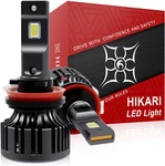 Hikari 2023 20000lm H11/h8/h9 Led Bulbs, 45w Upgraded Core-12 Led, High Lumens L. Fixed Price $65.99.