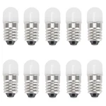 E10 Led Bulbs 12v Cold White,10pcs Ac/dc Miniature Screw Lamps 0.5wat.... Fixed Price $18.42.