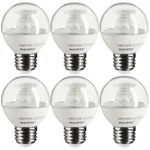 6 Pack Sunlite Dimmable Energy Star E26 Base Warm White Led Globe G16 5w Clear. Fixed Price $50.70.