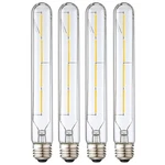 Leools T10 Led Long Bulbs,dimmable Tubular Bulb 4w,equivalent 40watt,400lm,e26 T. Fixed Price $27.24.