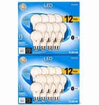 24 Bulbs Ge Daylight Led Light 10w Replacement 60w General Purpose Dimmable A19. Fixed Price $24.95.