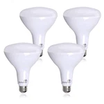 4 Pack Bioluz Led Br40 Bulbs 90 Cri 100w Replacement Dimmable Flood Light Bu. Fixed Price $27.99.