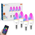 Ohlux Smart Candelabra Led Light Bulbs, 4w 40 Watt Equivalent E12 Base Bu.... Fixed Price $50.44.