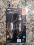 Feit Filament Ba10 E12 Candelabra Led Bulb Soft White 60 Watt Eq 2 Pk. Fixed Price $13.69.