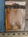 Ge Crystal Clear 40 Watt Lighting Bulb Bent Tip Candle Shape 120 V. Fixed Price $5.32.