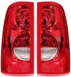 Lbrst Tail Light Assembly For Chevrolet As Shown, Red Housing Clear Lens. Fixed Price $77.86.