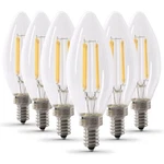 6 Pack 5.5w 2700k Soft White Dimmable Led Candelabra Torpedo Tip Bulbs E12 Base. Fixed Price $26.09.