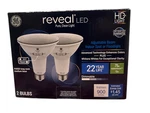 Ge Reveal Led Par30 Long Neck Adjustable Flood Spot Light Bulbs 75w 2 Pack. Fixed Price $5.00.