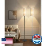 Goebleson 2 Pack Floor Lamp, Pole Lamp With Foot Switch, Modern Standing M. Fixed Price $73.81.