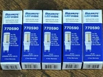 5 Pack- Bulbrite 770590 Led Mini Bulb 4.5w=40w 120v T4 2-pin G9 Base Clear 27k. Fixed Price $29.99.