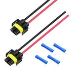2 Pcs H11 H8 H9 880 881 Waterproof Socket Wiring Harness,car Headlights & Fog.... Fixed Price $30.75.