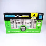 Feit Electric 60w Replacement Cfl Light Bulbs 13w Soft White 4 Pack. Fixed Price $14.95.