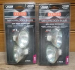 Lot Of 2 Xenon 20w 12 Volt Bab Gu5.3 Feit Electric Bulbs New Sealed = 4. Fixed Price $14.92.