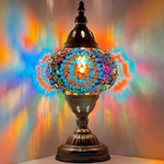Silverfever Handmade Mosaic Turkish Large Lamp For Table Desk Bedside With.... Fixed Price $81.95.