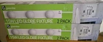 Greenlite 15w Led Fixture 16" Bathroom Vanity 3 Globe Lights 2 -2 Packs (4) New. Fixed Price $12.99.