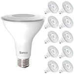 Sunco Par30 Led Bulbs, Flood Light Outdoor Indoor Cri80, 11w-75w, Dimmable, 6.... Fixed Price $79.54.