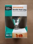 Sylvania (15451) 125br40heat, Brooder Heat Lamp, Br40, 125w. Fixed Price $13.25.