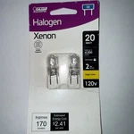 Feit 2 Pack 20 Watt Bright White T4 G8 Bi-pin Base Dimmable Xenon Light Bulb. Fixed Price $12.74.