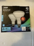 2 Feit Electric Enhance Br30 Led Bulbs Daylight 12.2 Watt Vivid Light Tested. Fixed Price $15.00.