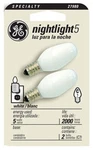 G E Lighting 27980 5c&/cl Night Light Replacement Bulb White 5-watts 2 Pack. Fixed Price $29.99.