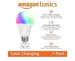 *tested + Works* - Amazon Basics Smart Light Bulb, Color Changing, 9w/60w, 800lm. Fixed Price $3.99.