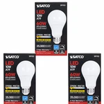 Satco S9703 Led A19 Bulb 10w 60w Replacement 2700k 90cri Dimmable 3packs. Fixed Price $26.97.