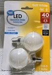 Great Value Led Decorative Globe Bulb Candelabra 40w Equiv 4.5w Soft White. Fixed Price $19.00.