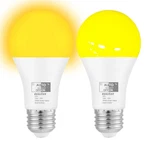 Qualilux Dusk To Dawn Light Bulbs, Auto A19 2-pack, Amber Yellow Bug. Fixed Price $20.63.