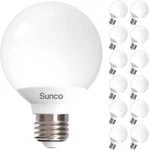 Sunco 12 Pack Vanity Globe Light Bulbs Count (pack Of 1), 2700k Soft White. Fixed Price $53.97.