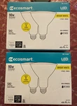 Ecosmart Led Flood Light Bulb 90w Equivalent Wet Rated Bright White - 4 Pk. Fixed Price $55.55.